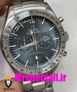 ساعت مچی مردانه امگا اسپید مستر استیل کرنوگراف صفحه کله غازی OMEGA Speedmaster 020791