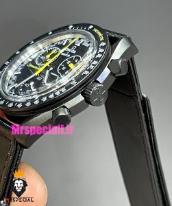  ساعت امگا سواچ کرنوگراف مشکی 021385 MOONSWATCH 