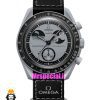 ساعت امگا سواچ کرنوگراف طوسی مشکی 021386 MOONSWATCH