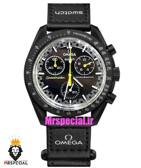 ساعت امگا سواچ کرنوگراف مشکی 021385 MOONSWATCH