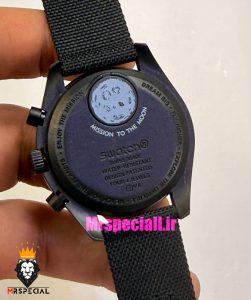 ساعت امگا سواچ اسنوپی کرنوگراف مشکی 021499 MOONSWATCH Black 