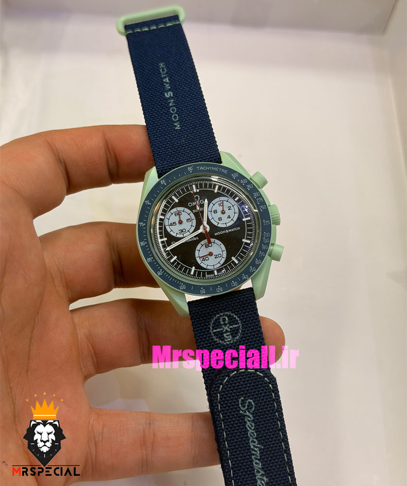 ساعت امگا سواچ اسپید مستر کرنوگراف 021506 MOONSWATCH Dark Blue