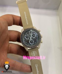 ساعت امگا سواچ اسپید مستر کرنوگراف قهوه ای 021502 MOONSWATCH Dark Brown