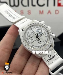 ساعت امگا سواچ مدل مأموریت به ماه OmegaSwatch Moonphase snoopy 020470