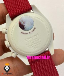 ساعت امگا سواچ اسپید مستر کرنوگراف 021505 MOONSWATCH Bordeaux Light Grey