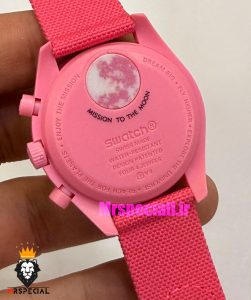 ساعت امگا سواچ اسپید مستر کرنوگراف صورتی 021501 MOONSWATCH Pink