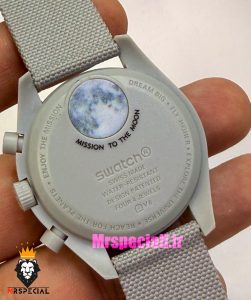 ساعت امگا سواچ اسنوپی کرنوگراف طوسی 021500 MOONSWATCH Grey