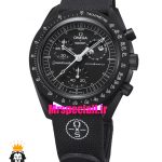 ساعت امگا سواچ اسنوپی کرنوگراف مشکی 021499 MOONSWATCH Black