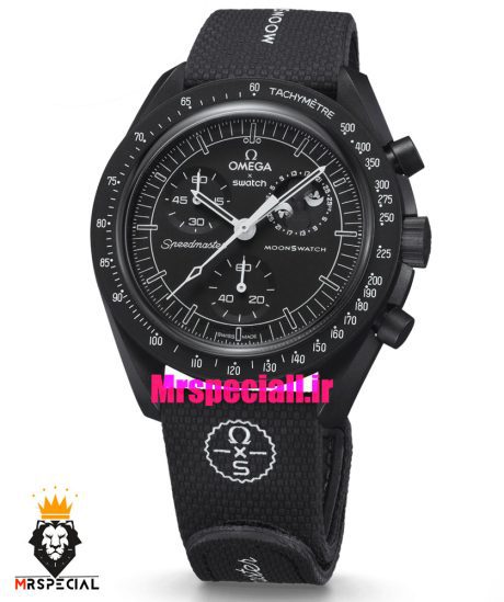 ساعت امگا سواچ اسنوپی کرنوگراف مشکی 021499 MOONSWATCH Black