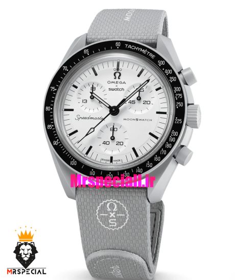ساعت امگا سواچ اسنوپی کرنوگراف طوسی 021500 MOONSWATCH Grey
