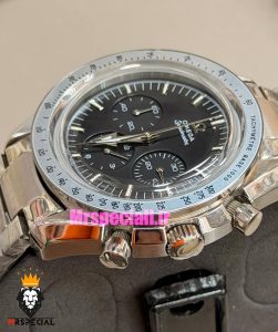ساعت امگا مردانه اسپید مستر کرنوگراف استیل صفحه مشکی OMEGA Speedmaster 021628