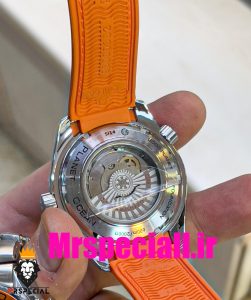 ساعت امگا سیمستر مردانه اتوماتیک بند برزنتی طوسی صفحه طوسی OMEGA SEAMASTER 01242