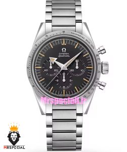 ساعت امگا مردانه اسپید مستر کرنوگراف استیل صفحه مشکی OMEGA Speedmaster 021628