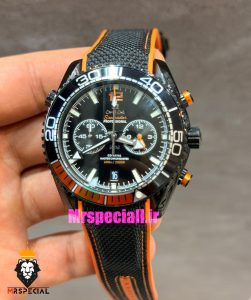 ساعت امگا مردانه سیمستر کرنوگراف مشکی OMEGA SEAMASTER Planet Ocean 021631
