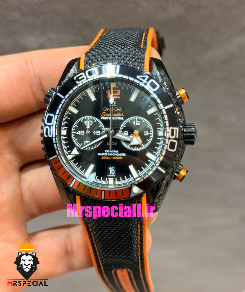 ساعت امگا مردانه سیمستر کرنوگراف مشکی OMEGA SEAMASTER Planet Ocean 021631