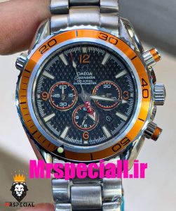 ساعت امگا اسپید مستر007 کرنوگراف استیل صفحه مشکی OMEGA Speedmaster 020788