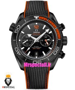 ساعت امگا مردانه سیمستر کرنوگراف مشکی OMEGA SEAMASTER Planet Ocean 021631