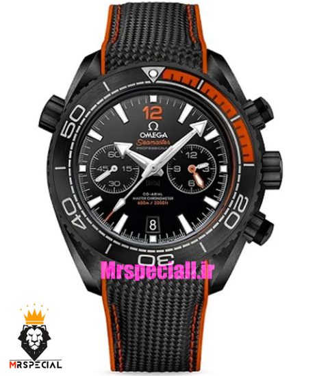ساعت امگا مردانه سیمستر کرنوگراف مشکی OMEGA SEAMASTER Planet Ocean 021631