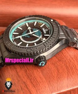 ساعت امگا مردانه سیمستر اتوماتیک مشکی صفحه مشکی OMEGA SEAMASTER Planet Ocean 021637