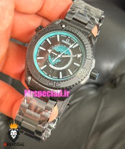 ساعت امگا مردانه سیمستر اتوماتیک مشکی صفحه مشکی OMEGA SEAMASTER Planet Ocean 021637