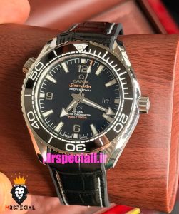 ساعت امگا مردانه سیمستر اتوماتیک صفحه مشکی OMEGA SEAMASTER Planet Ocean 021636