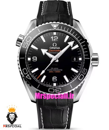 ساعت امگا مردانه سیمستر اتوماتیک صفحه مشکی OMEGA SEAMASTER Planet Ocean 021636