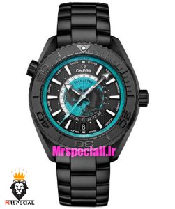 ساعت امگا مردانه سیمستر اتوماتیک مشکی صفحه مشکی OMEGA SEAMASTER Planet Ocean 021637