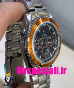 ساعت امگا اسپید مستر007 کرنوگراف استیل صفحه مشکی OMEGA Speedmaster 020788