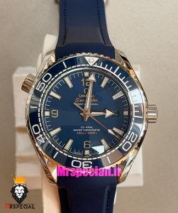 ساعت امگا مردانه سیمستر اتوماتیک رابر سورمه ای صفحه سورمه ای OMEGA SEAMASTER Planet Ocean 016626