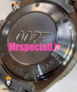 ساعت امگا اسپید مستر007 کرنوگراف استیل صفحه مشکی OMEGA Speedmaster 020788