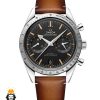 ساعت مردانه امگا اسپید مستر کرنوگراف چرم قهوه ای صفحه مشکی OMEGA SPEEDMASTER 1478