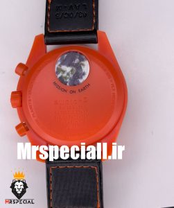 ساعت امگا سواچ مدل گدازه های زمین OmegaSwatch Moonswatch Earth LAVA 020610 