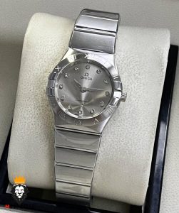 ساعتمچی زنانه امگا کانسلیشن کوارتز استیل صفحه طوسی OMEGA CONSTELLATION 01540