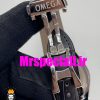 ساعت مچی مردانه امگا اسپید مستر کرنوگراف بند چرم صفحه سفید OMEGA Speedmaster moonwatch 020662