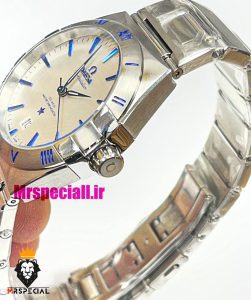 ساعت امگا مردانه مدل کانسلیشن استیل صفحه سفید OMEGA Constllation Co-Axial 021447