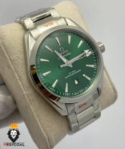 ساعت مچی امگا مردانه سیمستر اتوماتیک استیل صفحه سبز OMEGA SEAMASTER 01599