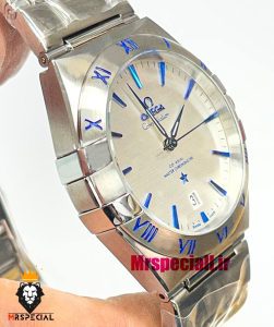 ساعت امگا مردانه مدل کانسلیشن استیل صفحه سفید OMEGA Constllation Co-Axial 021447