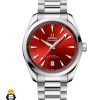 ساعت مچی امگا مردانه سیمستر اتوماتیک استیل صفحه قرمز OMEGA SEAMASTER 01598