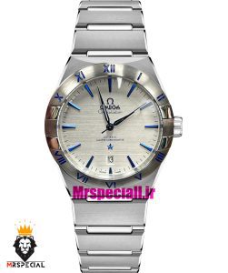 ساعت امگا مردانه مدل کانسلیشن استیل صفحه سفید OMEGA Constllation Co-Axial 021447