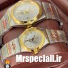 ساعت ست امگا مدل کانسلیشن دورنگ طلایی صفحه نقره ای کیفیت مستر OMEGA constllation 020759
