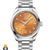 ساعت مچی امگا مردانه سیمستر اتوماتیک استیل صفحه نارنجی OMEGA SEAMASTER 01601