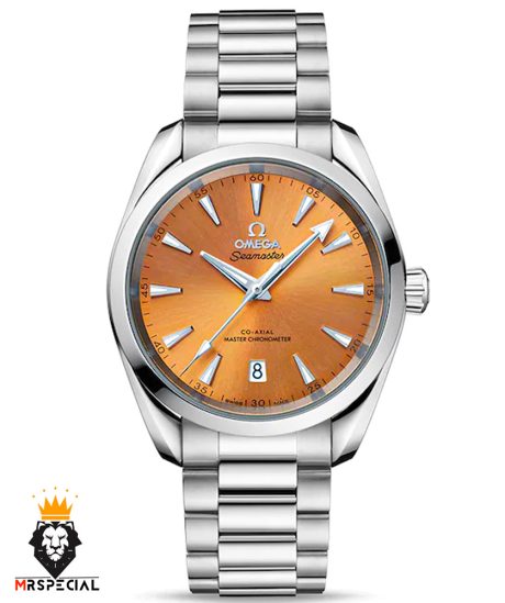 ساعت مچی امگا مردانه سیمستر اتوماتیک استیل صفحه نارنجی OMEGA SEAMASTER 01601
