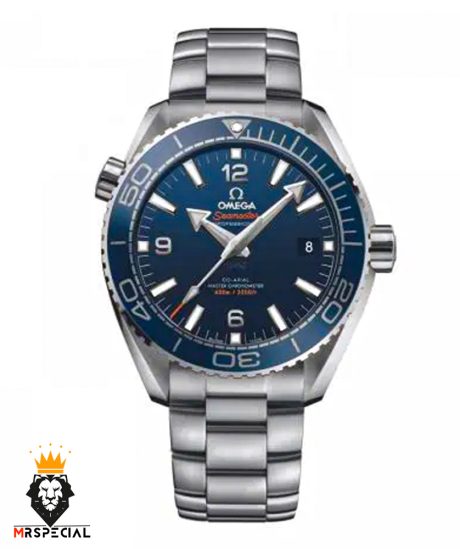 ساعت مچی مردانه امگا سیمستر اتوماتیک استیل صفحه ابی OMEGA SEAMASTER 01239