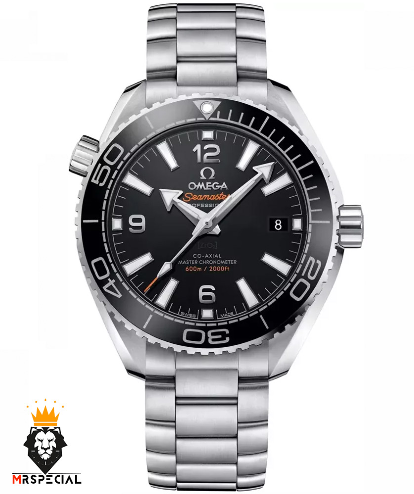 ساعت مچی مردانه امگا سیمستر اتوماتیک استیل صفحه مشکی OMEGA SEAMASTER 01238