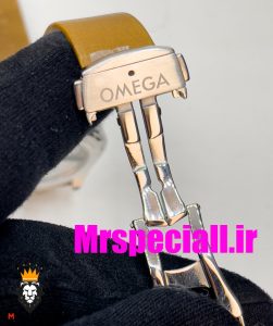 ساعت مردانه امگا سیمستر اتوماتیک چرم صفحه ابی OMEGA SEAMASTER 300 Co-Axial 020668 