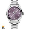 ساعت امگا زنانه سیمستر اتوماتیک استیل صفحه بنفش OMEGA SEAMASTER 01604
