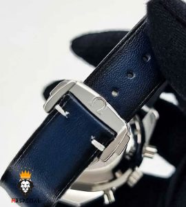 ساعت مچی مردانه امگا اسپیدمستر کرنوگراف بند چرم ابی صفحه ابی OMEGA SPEEDMASTER 0932