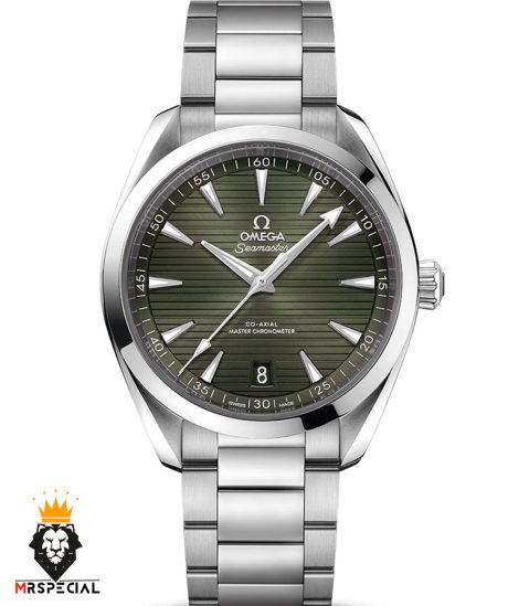 ساعت مچی مردانه امگا سیمستر اتوماتیک استیل صفحه سبز OMEGA SEAMASTER 1477