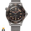 ساعت مردانه امگا سیمستر اتوماتیک بند حصیری صفحه مشکی OMEGA SEAMASTER 0025