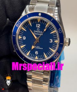 ساعت مردانه امگا سیمستر اتوماتیک استیل صفحه ابی OMEGA SEAMASTER 300 Co-Axial 020666